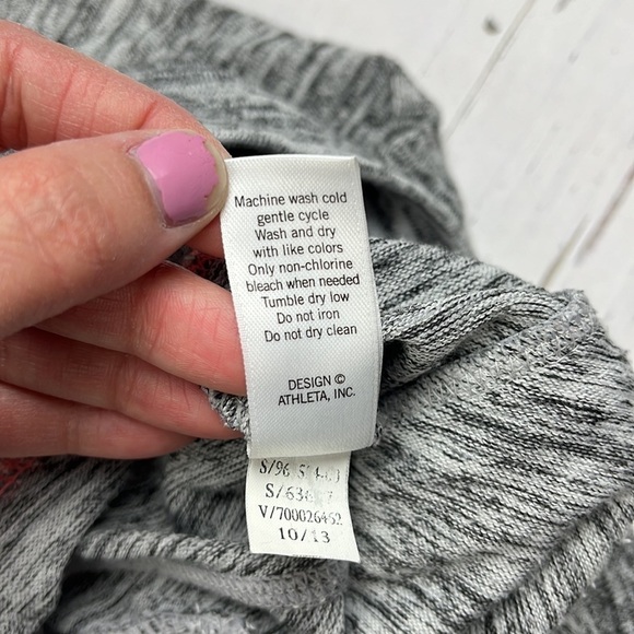 Athleta Chillax Foldover Capri Heather Grey Lounge Activewear Pants - Picture 11 of 11